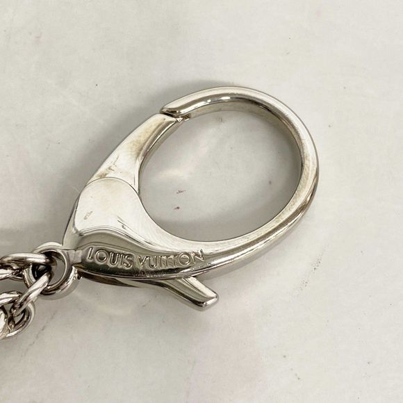 Louis Vuitton Bijoux Sac Fleur de Keychain M66776 Sky Blue Silver  Women's - Picture 2 of 16